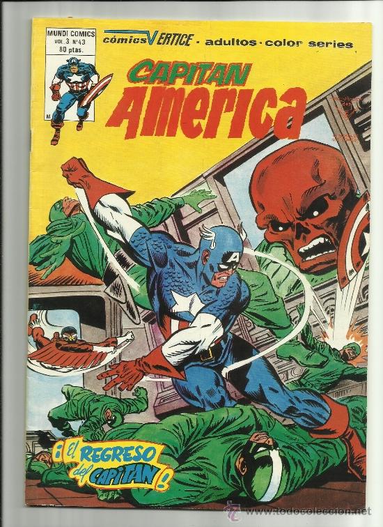C&oacute;mics: VERTICE CAPITAN AMERICA V-3 N&ordm; 43 - Foto 1