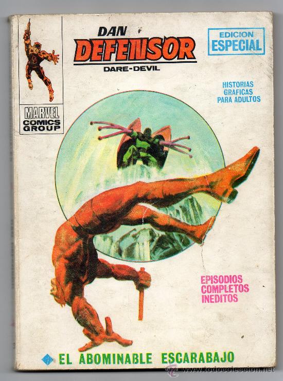 C&oacute;mics: DAN DEFENSOR &middot; DAREDEVIL &middot; N&Uacute;M. 13 &middot; EDICIONES V&Eacute;RTICE &middot; MARVEL &middot; EL ABOMINABLE ESCARABAJO - Foto 1