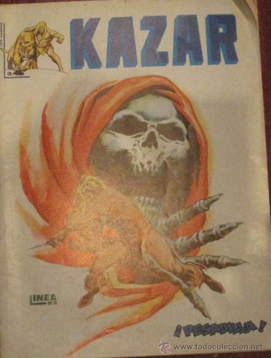 C&oacute;mics: KAZAR N&ordm; 3 &iexcl;PESADILLA! EDICIONES SURCO A&Ntilde;O 1983 - Foto 1