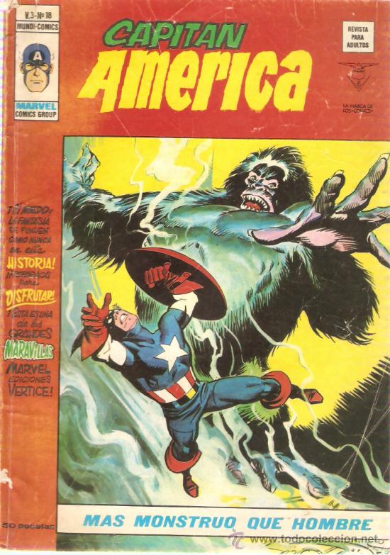 C&oacute;mics: COMIC VERTICE CAPITAN AMERICAN V3 N&ordm; 18 - Foto 1