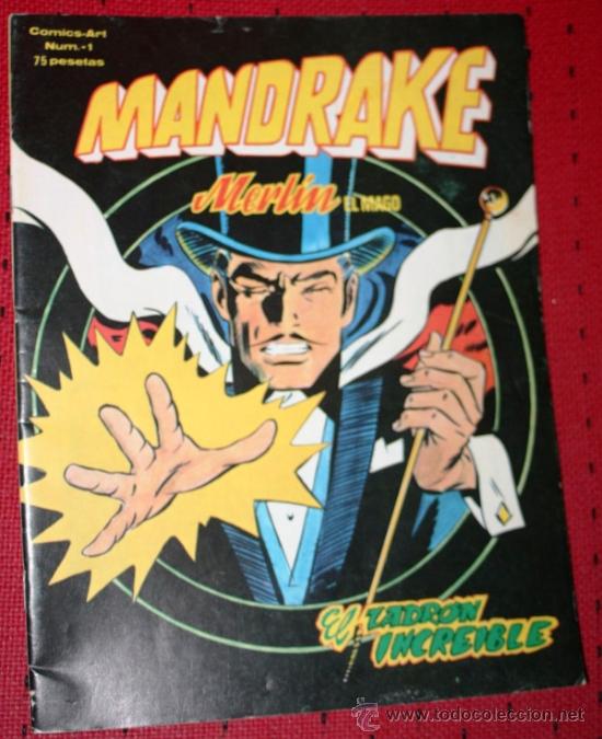 MANDRAKE( MERLIN EL MAGO) Nº 1 :EL LADRON INCREIBLE () (Tebeos y Comics - Vértice - Grapa)