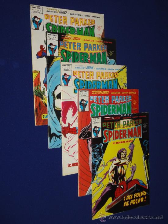 C&oacute;mics: LOTE DE 5 N&Uacute;MEROS DE PETER PARKER SPIDERMAN VOL. 1 - VERTICE - Foto 1