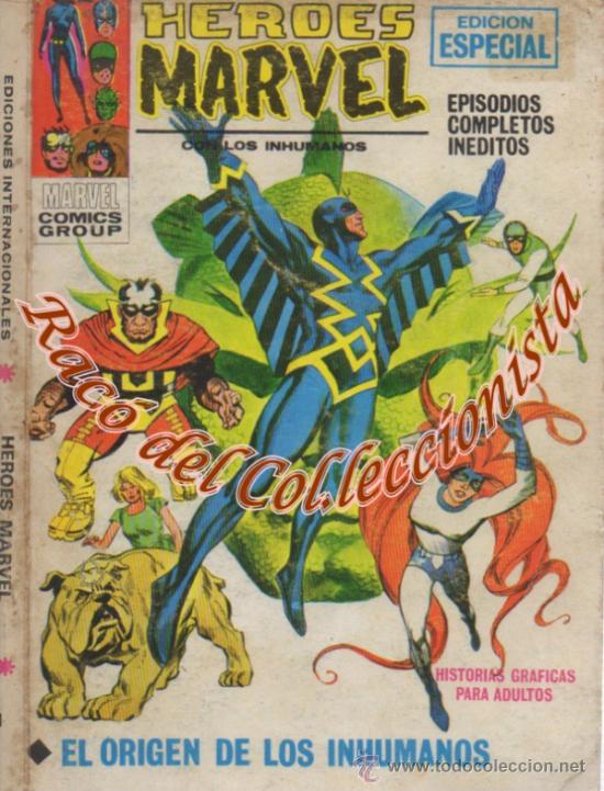 C&oacute;mics: HEROES MARVEL , Editorial V&eacute;rtice, Vol. 1 n. 1 , a&ntilde;o 1972 - Foto 1