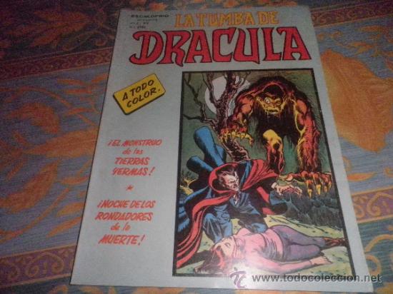 C&oacute;mics: LA TUMBA DE DRACULA   N&ordm; 3     VERTICE - Foto 1