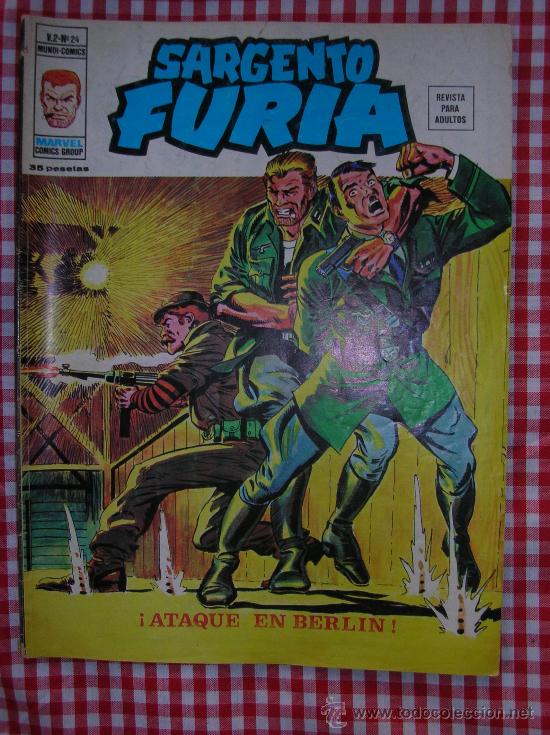 C&oacute;mics: SARGENTO FURIA V-2 N&ordm; 24: ATAQUE EN BERLIN VERTICE - Foto 1