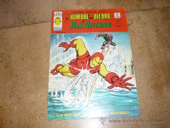 C&oacute;mics: HEROES MARVEL VERTICE VOL. 2 N&ordm; 33 EL HOMBRE DE HIERRO Y DAN DEFENSOR - Foto 1
