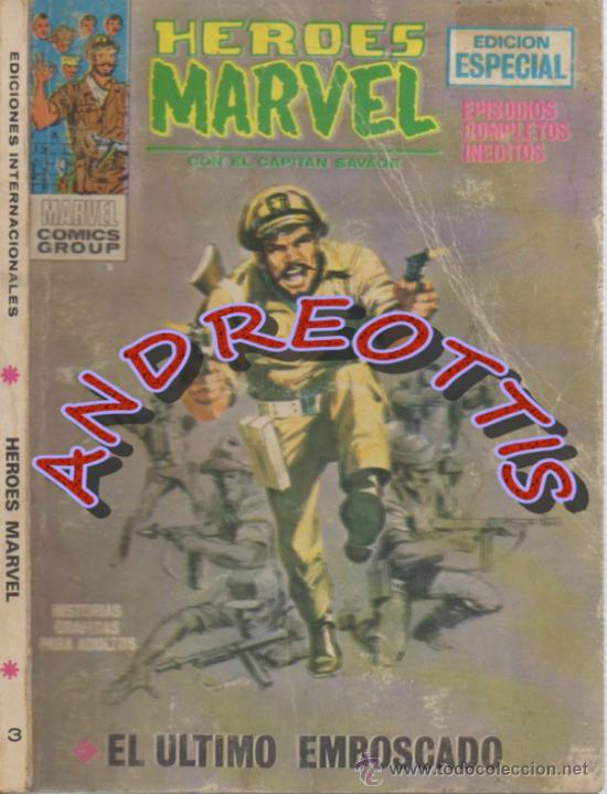 C&oacute;mics: HEROES MARVEL, V.1 N. 3 EL ULTIMO EMBOSCADO (Capitan Savage) - Foto 1
