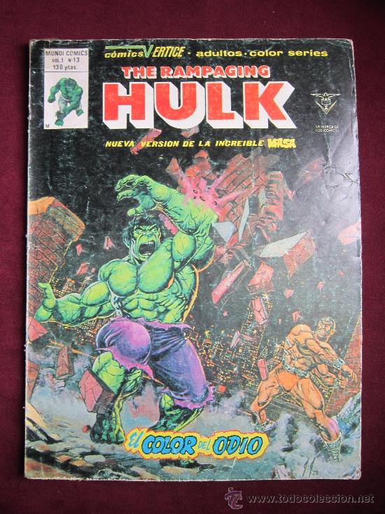 C&oacute;mics: The Rampaging Hulk. N&ordm; 13. Nueva versi&oacute;n de  La Masa. Vertice. - Foto 1