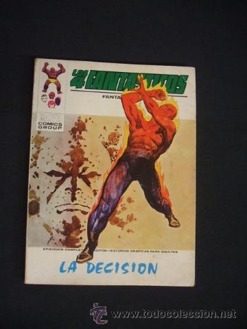 C&oacute;mics: LOS 4 FANTASTICOS - N&ordm; 53 - LA DECISION -  VERTICE - - Foto 1