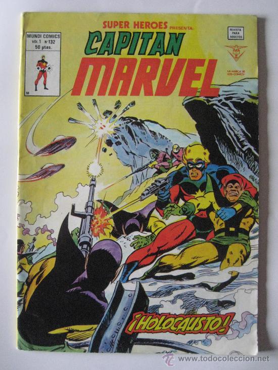 C&oacute;mics: SUPER HEROES VOL.1 N&ordm; 132. CAPITAN MARVEL. VERTICE - Foto 1