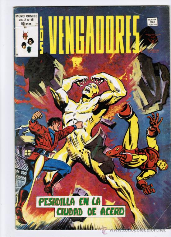 C&oacute;mics: LOS VENGADORES VOL.2. N&ordm; 45 - EDICIONES VERTICE - Foto 1