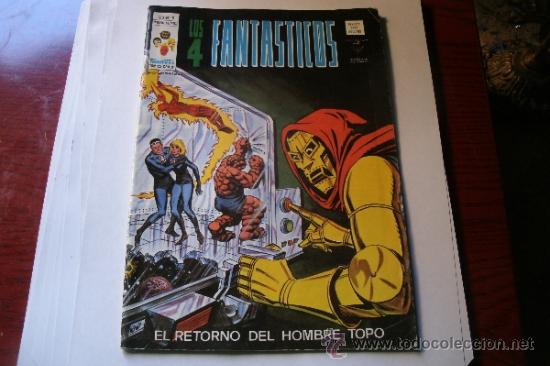 LOS 4 FANTASTICOS - EL RETORNO DEL HOMBRE TOPO - V.3 Nº 11.. EDICIONES VERTICE 1978. (Tebeos y Comics - Vértice - 4 Fantásticos)