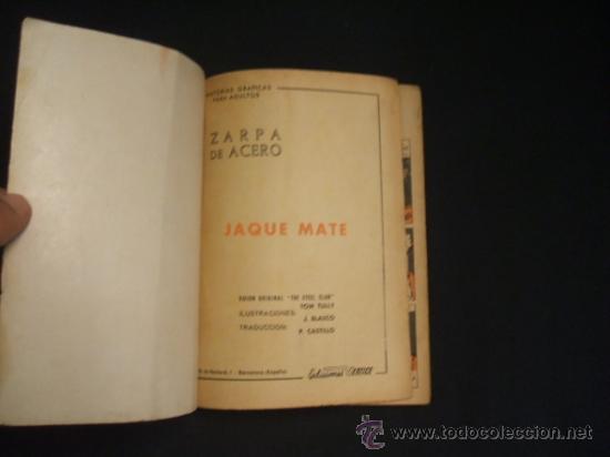 C&oacute;mics: ZARPA DE ACERO - N&ordm; 5 - JAQUE MATE - EDICIONES VERTICE - - Foto 2