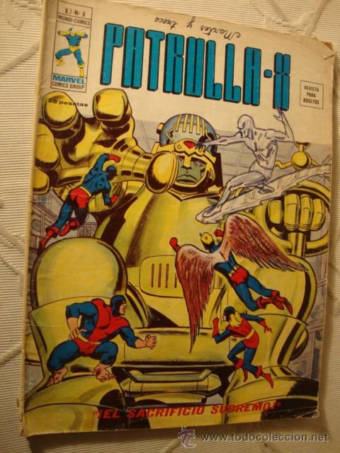 C&oacute;mics: TEBEO COMIC PATRULLA X MARVEL N&ordm;8 A&Ntilde;O 1973 - Foto 1
