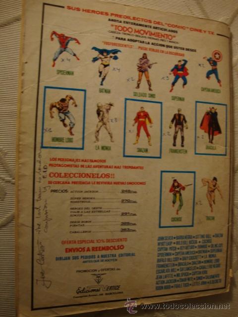 C&oacute;mics: TEBEO COMIC PATRULLA X MARVEL N&ordm;8 A&Ntilde;O 1973 - Foto 3