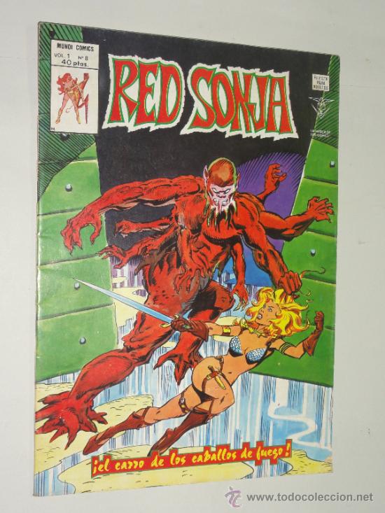 C&oacute;mics: RED SONJA VOL.1 N&ordm; 8 - VERTICE 1980 - Foto 1
