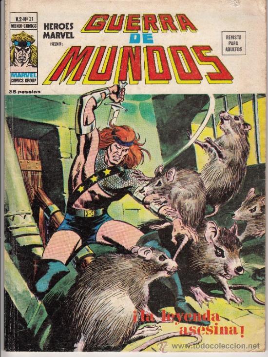 C&oacute;mics: HEROES MARVEL 21 - GUERRA DE MUNDOS - Foto 1
