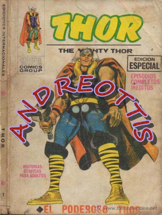 C&oacute;mics: THOR (THE MIGHTY THOR), VERTICE VOLUMEN 1, TACO N. 1, EL PODEROSO THOR. - Foto 1
