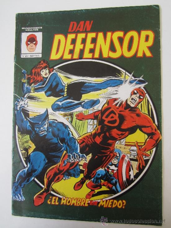 C&oacute;mics: mundicomics adultos - dan defensor , numero 4 , vertice 1981 - Foto 1
