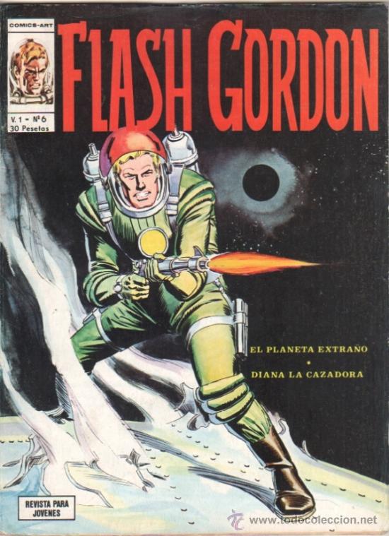 C&oacute;mics: FLASH GORDON V&ordm; 1 N&ordm; 6 EDI. VERTICE 1974 - 60 PGS. - Foto 1