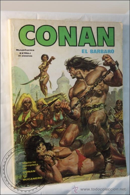 Comics : CONAN El Barbaro Mundi Comics Vertice Años 70´s EXTRA-1