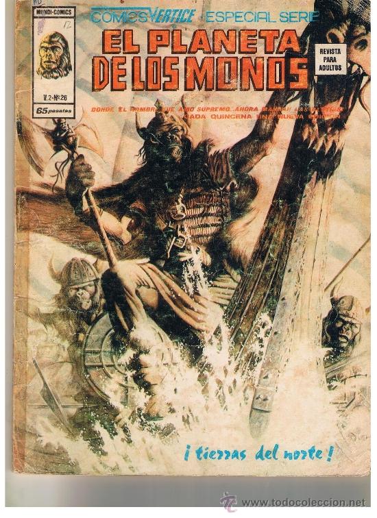 C&oacute;mics: EL PLANETA DE LOS MONOS. VOLUMEN 2. NUMERO 26. VERTICE(C/A4) - Foto 1