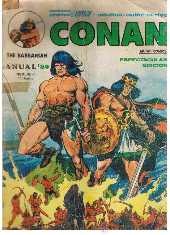 C&oacute;mics: CONAN . ANUAL 80.VERTICE (C/A34) - Foto 1