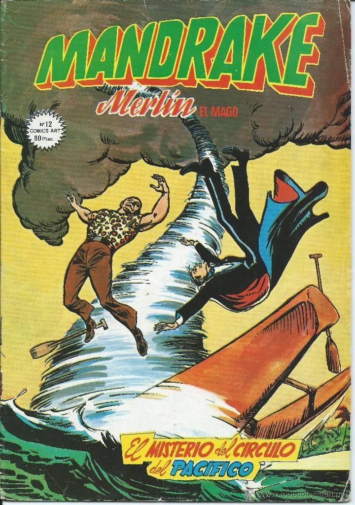 C&oacute;mics: COMIC MANDRAKE N&ordm; 12 - VERTICE - MERL&Iacute;N EL MAGO - Foto 1