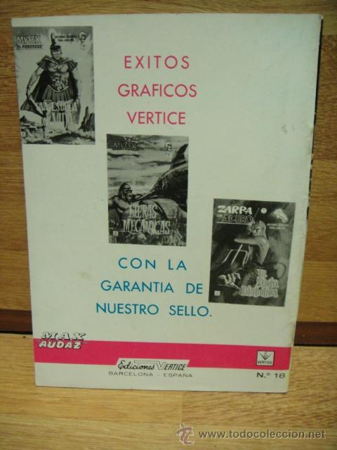 C&oacute;mics: max audaz n&ordm; 18 - vertice grapa - - Foto 2