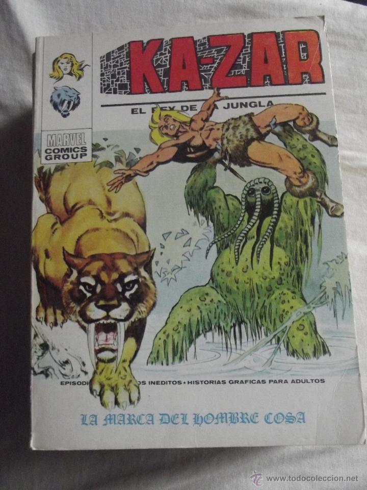 C&oacute;mics: KA-ZAR N&ordm; 4 LA MARCA DEL HOMBRE COSA MARVEL COMICS GROUP EDITORIAL VERTICE - Foto 1