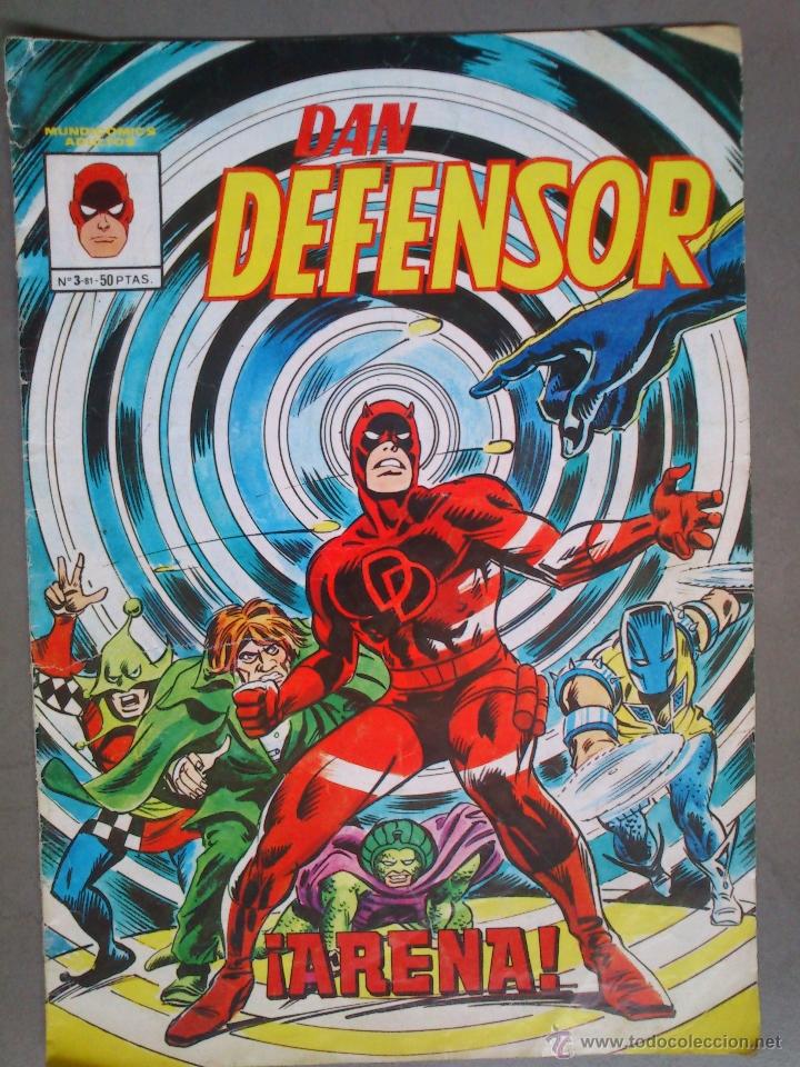 C&oacute;mics: V&eacute;rtice,a&ntilde;os 70,Dan Defensor,original,,comprado en una casa,es el comic de las - Foto 1
