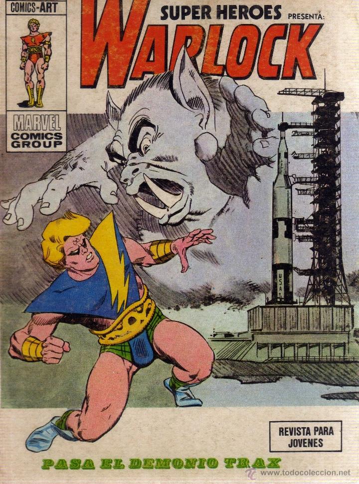 C&oacute;mics: Super H&eacute;roes presenta: Warlock (V&eacute;rtice, Volumen 1, N&uacute;mero 5, CJ25) - Foto 1
