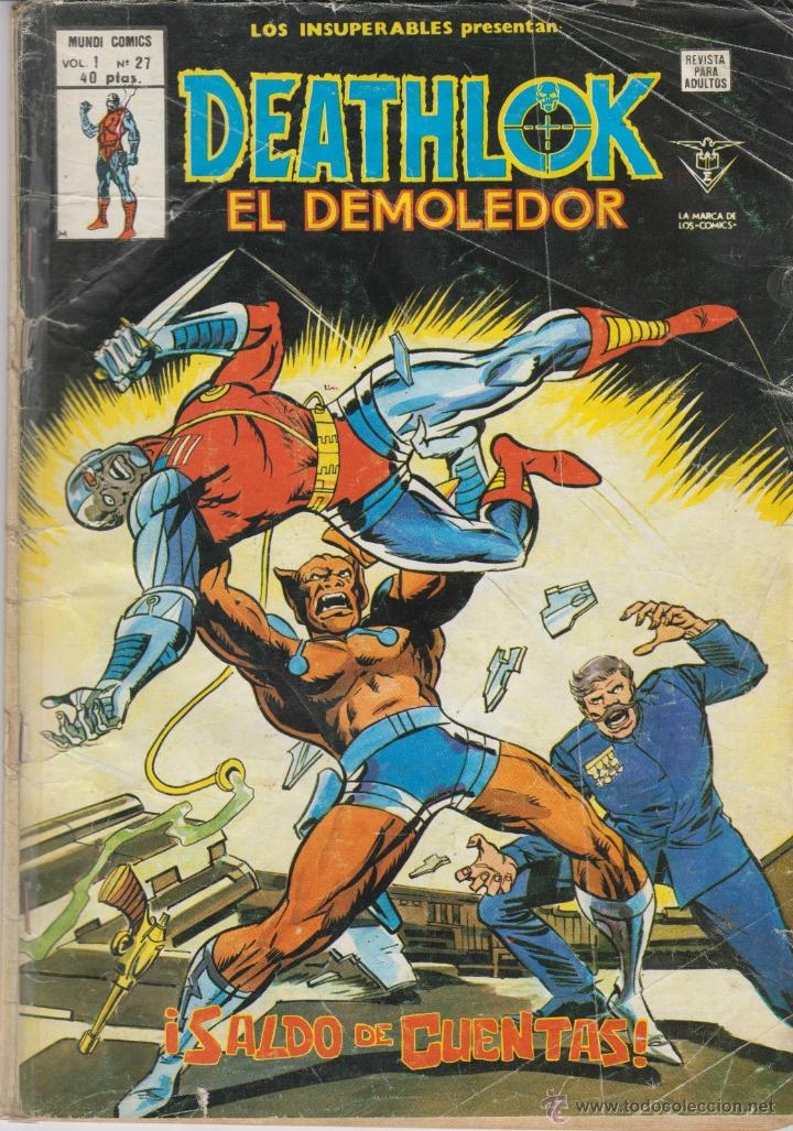 C&oacute;mics: C&Oacute;MIC V&Eacute;RTICE V.1 - LOS INSUPERABLES presentan:DEATHLOK EL DEMOLEDOR - N&ordm; 27 - Foto 1