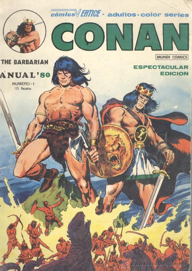 C&oacute;mics: conan el barbaro anual 80 VERTICE numero 1 como nuevo, - Foto 1