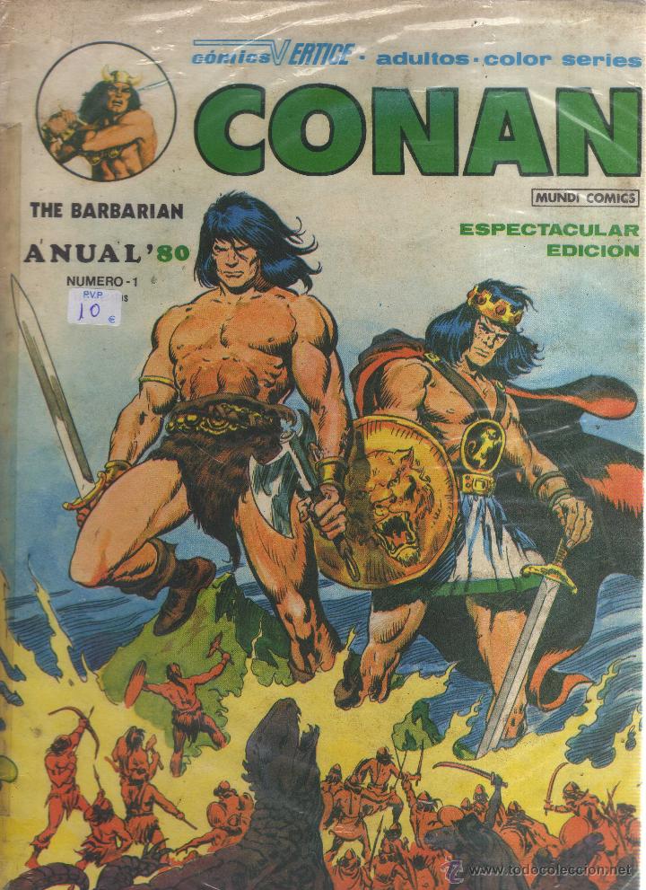 C&oacute;mics: CONAN N&Uacute;MERO 1 (ANUAL 80) - CJ68 - Foto 1