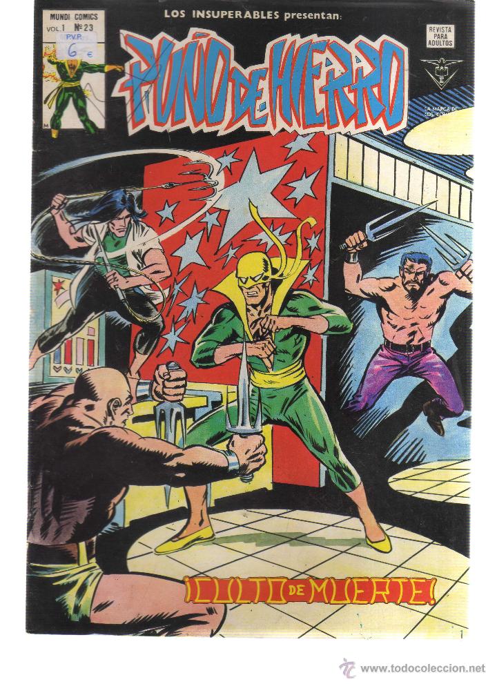 C&oacute;mics: Pu&ntilde;o de Hierro (V&eacute;rtice, Volumen 1) N&ordm;23 - CJ76 - Foto 1