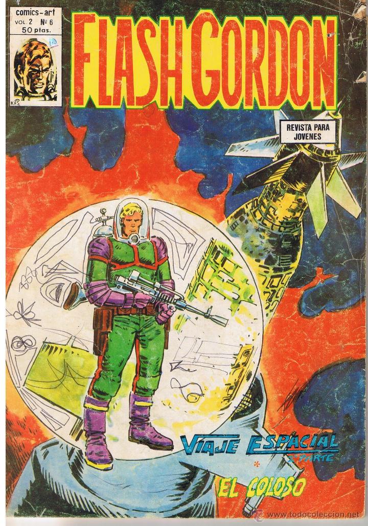 C&oacute;mics: FLASH GORDON. VOLUMEN 2. NUMERO 6. VERTICE. (C/A34) - Foto 1