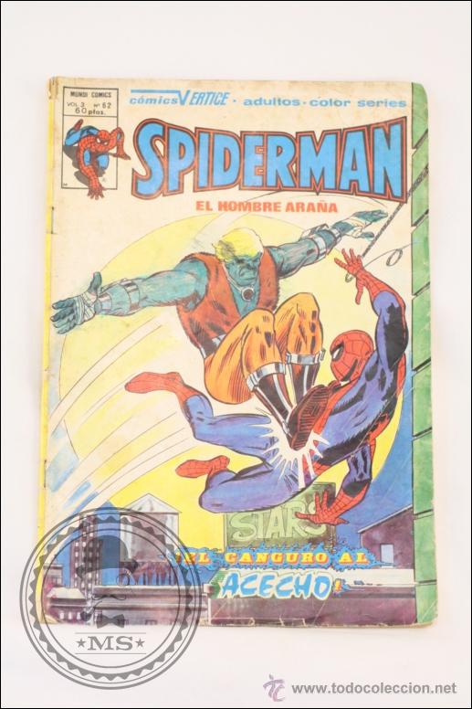 C&oacute;mics: Antiguo C&oacute;mic - Spiderman. &iexcl;El Canguro al Acecho! - Vol. 3. N&ordm; 62 - Ediciones V&eacute;rtice - Foto 1