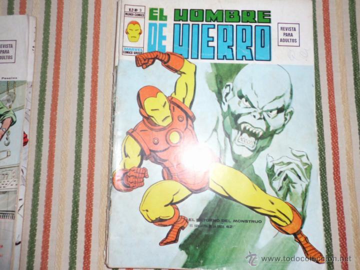 C&oacute;mics: EL HOMBRE DE HIERRO V 2 COLECCION COMPLETA 5 NUMEROS VERTICE - Foto 3