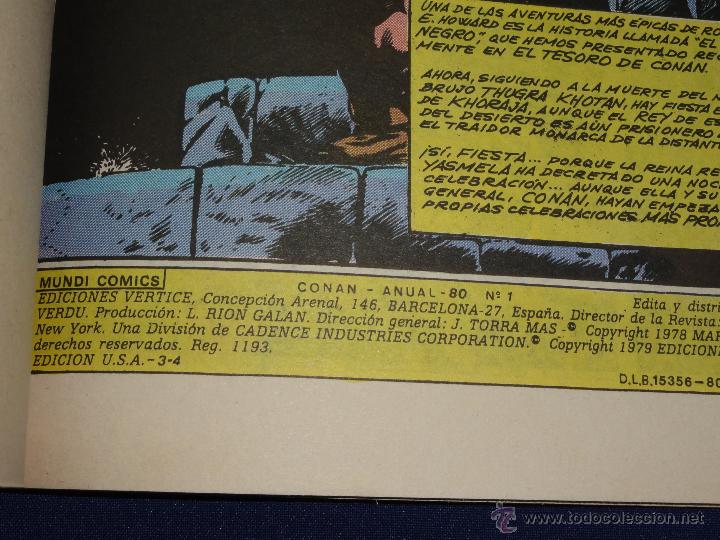 C&oacute;mics: CONAN ANUAL 80 - VERTICE - Foto 2