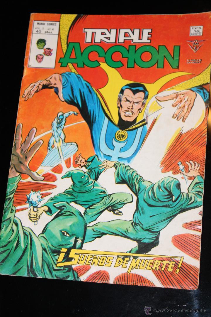 C&oacute;mics: Triple Accion 4 volumen 1 Vertice Mundi Comics - Foto 1