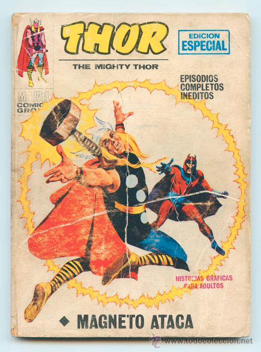 C&oacute;mics: THE MIGHTY THOR - N&ordm; 13 - MAGNETO ATACA - ED. VERTICE - 1971 - Foto 1
