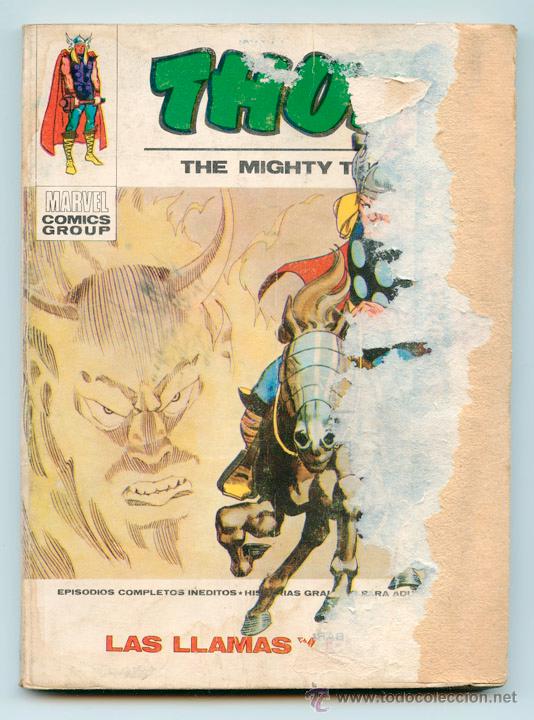 C&oacute;mics: THE MIGHTY THOR - N&ordm; 34 - LAS LLAMAS Y EL FIN - ED. VERTICE - 1973 - Foto 1