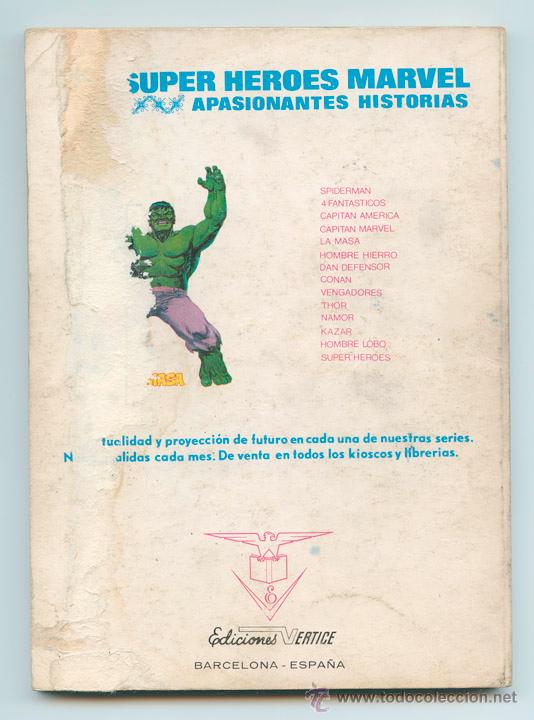 C&oacute;mics: THE MIGHTY THOR - N&ordm; 38 - INFINITO - ED. VERTICE - 1974 - Foto 2