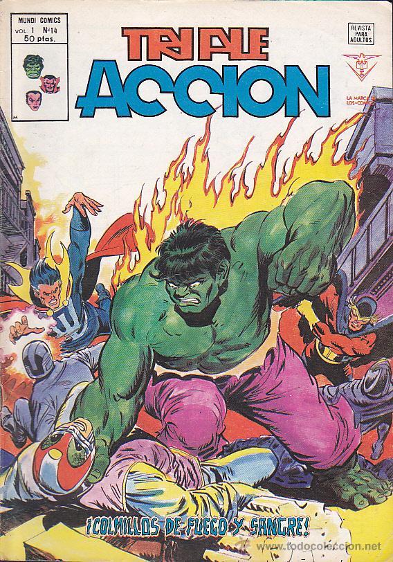 C&oacute;mics: COMIC TRIPLE ACCION VOL.&ordm; 1 N&ordm; 14 - Foto 1