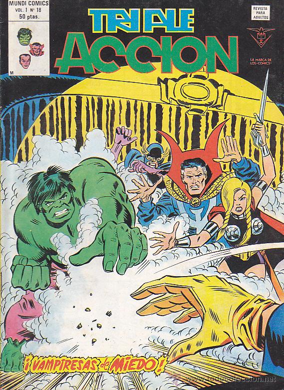 C&oacute;mics: COMIC TRIPLE ACCION VOL.&ordm; 1 N&ordm; 18 - Foto 1