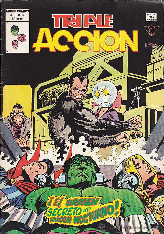 C&oacute;mics: COMIC TRIPLE ACCION VOL.&ordm; 1 N&ordm; 19 - Foto 1