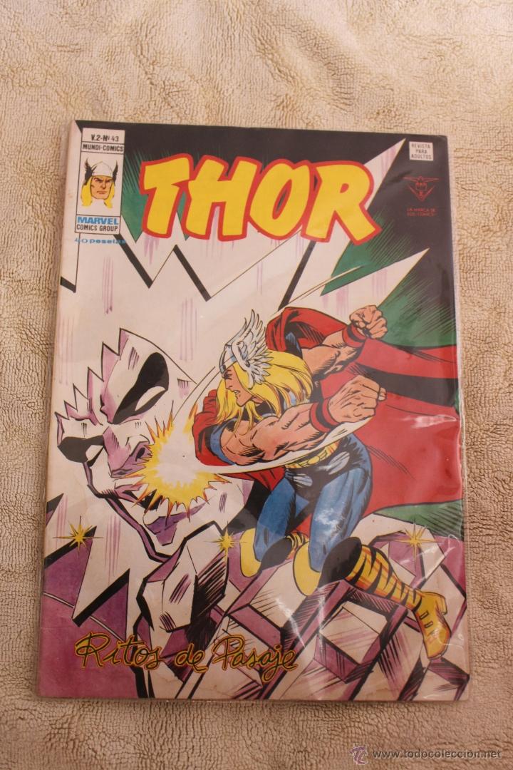 C&oacute;mics: MUNDI COMICS VOL 2 V 2 N&ordm; 43 THOR: RITOS DE PASAJE; VERTICE - Foto 1
