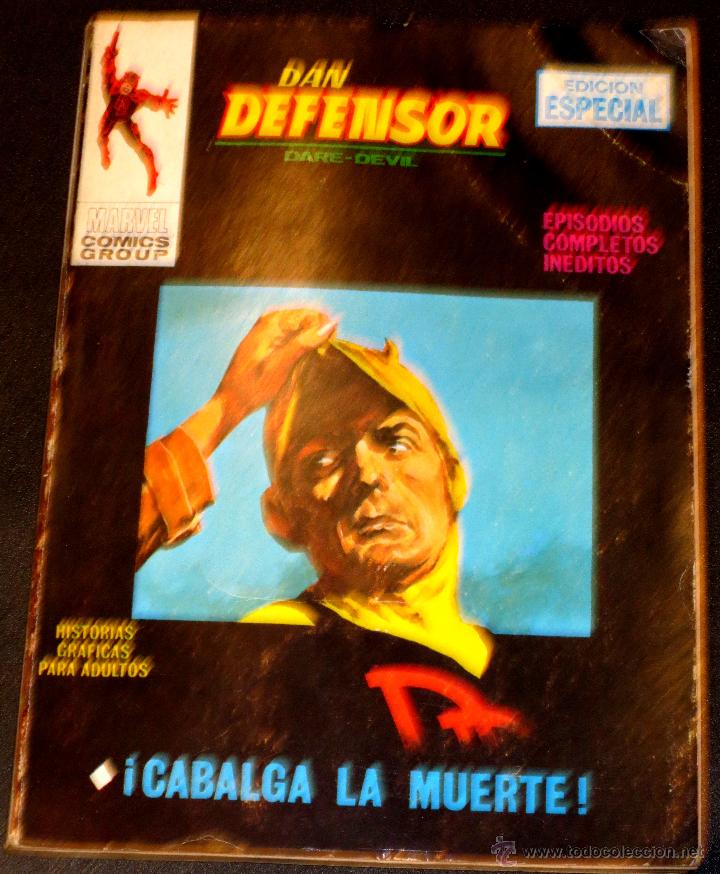 C&oacute;mics: DAN DEFENSOR DARE-DEVIL &iexcl;CABALGA LA MUERTE! N&ordm; 23 EDICIONES V&Eacute;RTICE A&Ntilde;O 1971 - Foto 1