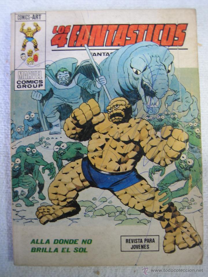 C&oacute;mics: Los 4 fant&aacute;sticos. ED Marvel 1974. N 63 - Foto 1